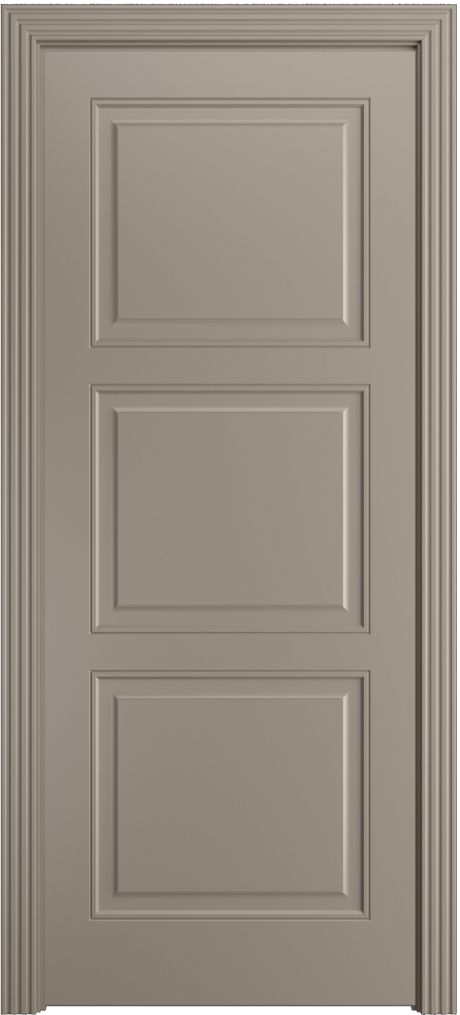 Глухая межкомнатная дверь Бьянка-8 Латте Эмаль (Бипи Дорс)