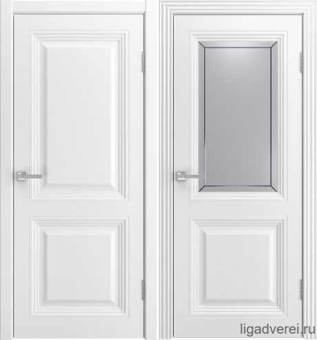 Межкомнатная дверь Olimpiya Белый Эмаль (Лига дверей)