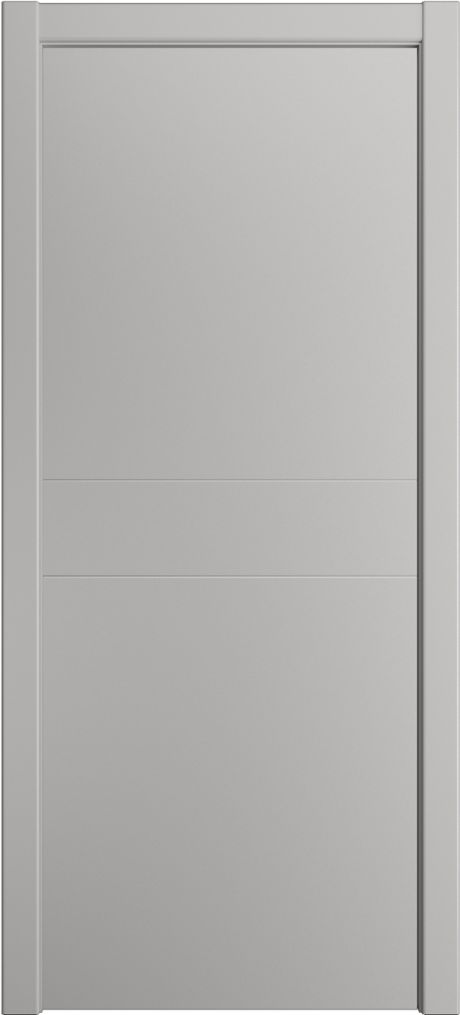 Глухая межкомнатная дверь ID-F Грей Эмаль (Мильяна)