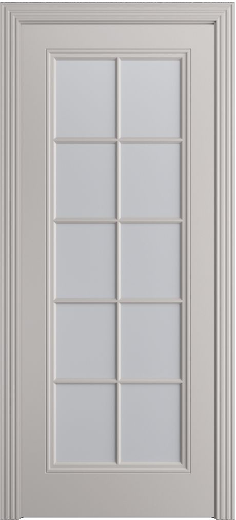 Межкомнатная дверь со стеклом Бьянка-1 Loft Агат Эмаль (Бипи Дорс)