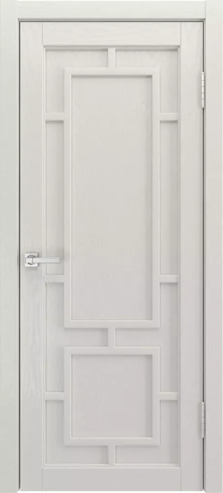 Глухая межкомнатная дверь Италия Бьянко Шпон (Мильяна)