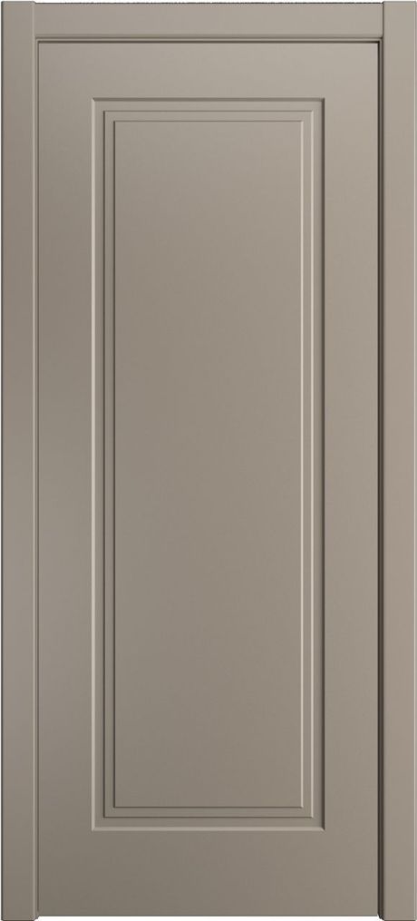 Глухая межкомнатная дверь ID-Челси 1 Латте Эмаль (Мильяна)