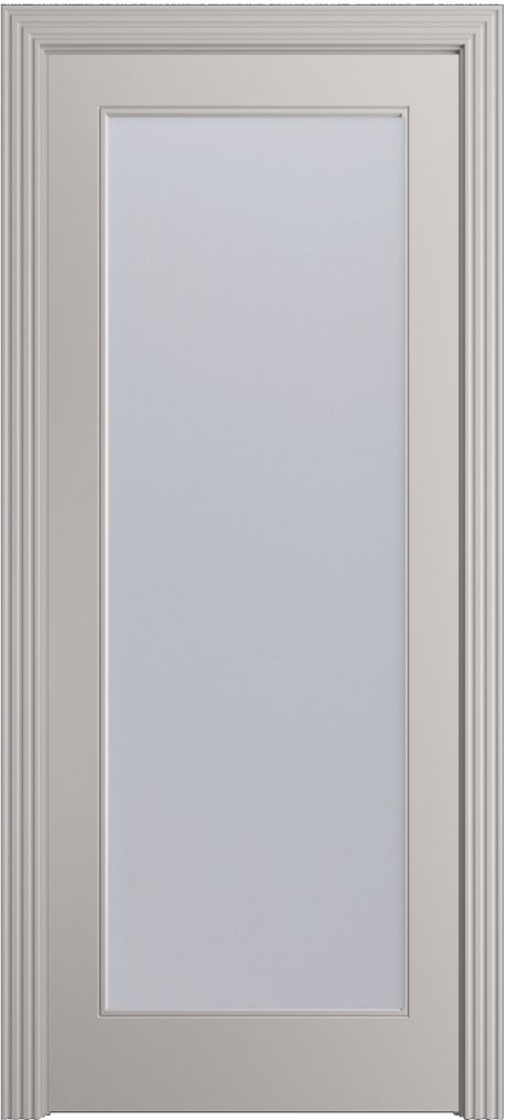 Межкомнатная дверь со стеклом Бьянка-1 Агат Эмаль (Бипи Дорс)