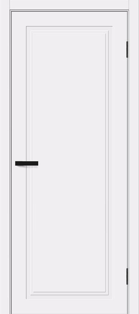 Межкомнатная дверь глухая Граффити-40 White Pro (BRAVO)
