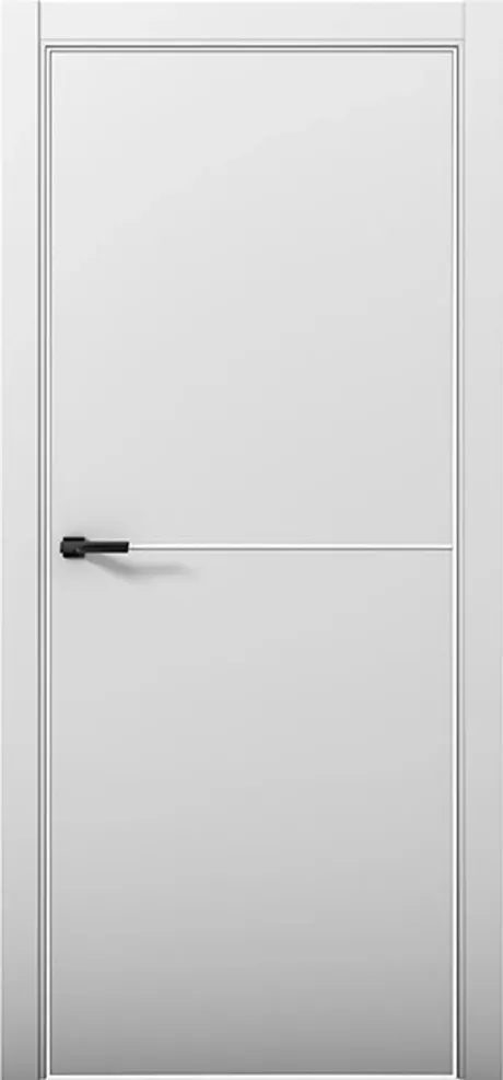 Межкомнатная дверь ESTETICA 02 Манхэттен Кромка AL White (Brandoors)