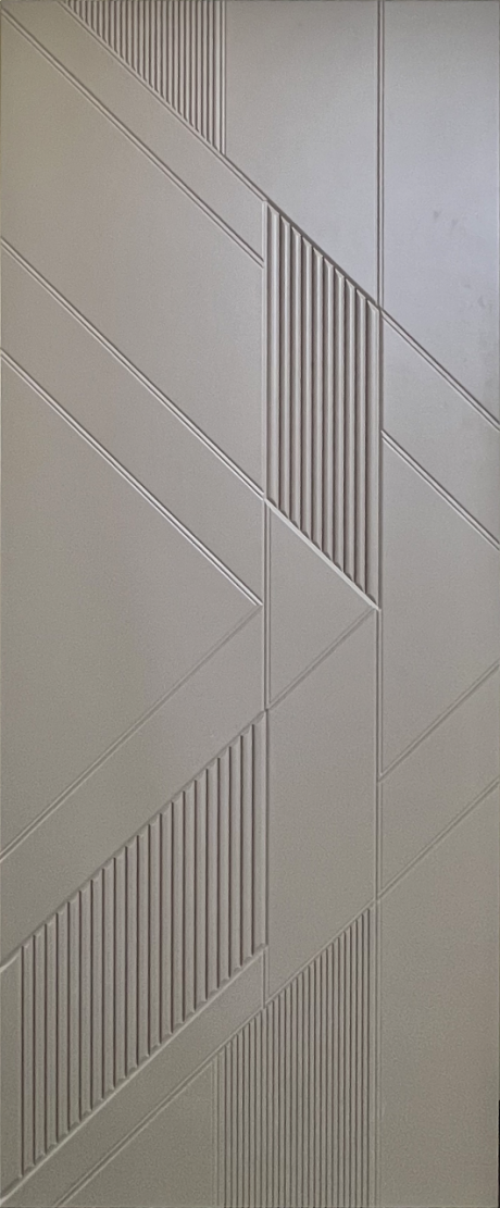 Глухая межкомнатная дверь Ультра-Z Мокко Эмаль (Шейл Дорс)