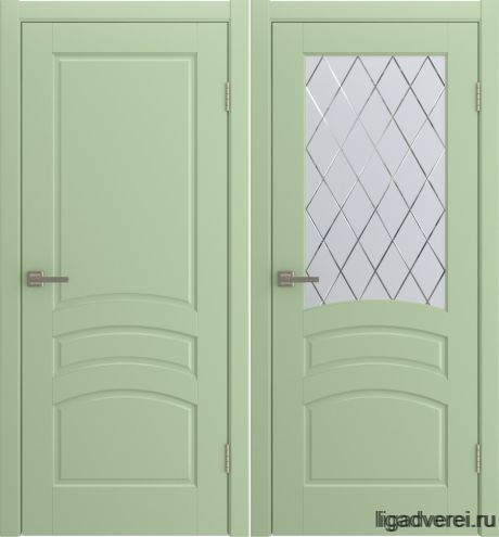 Межкомнатная дверь Venecia Фисташка Эмаль (Лига дверей)