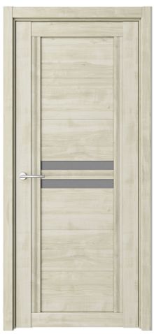 Межкомнатная дверь со стеклом Каролина Soft Touch Стекло графитовое (ALBERO)