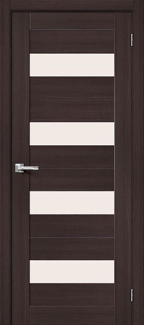 Межкомнатная дверь остекленная Порта-23 Wenge Veralinga (ĒLPORTA)