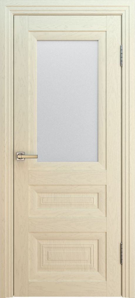 Межкомнатная дверь со стеклом Вена Багет 2 Ясень авори Экошпон (Interne Doors)