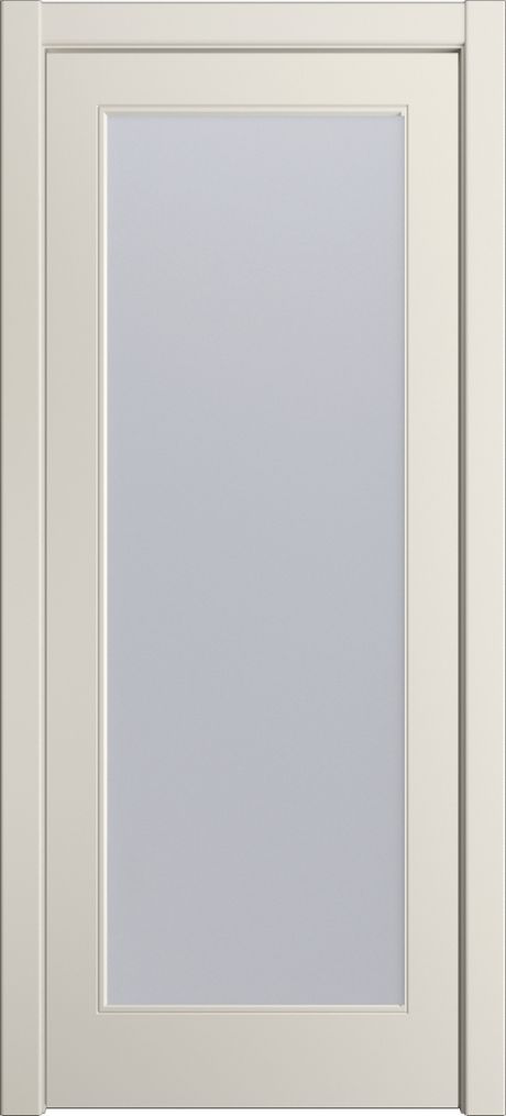 Межкомнатная дверь со стеклом Бьянка-1 RAL 9010 Эмаль (Бипи Дорс)