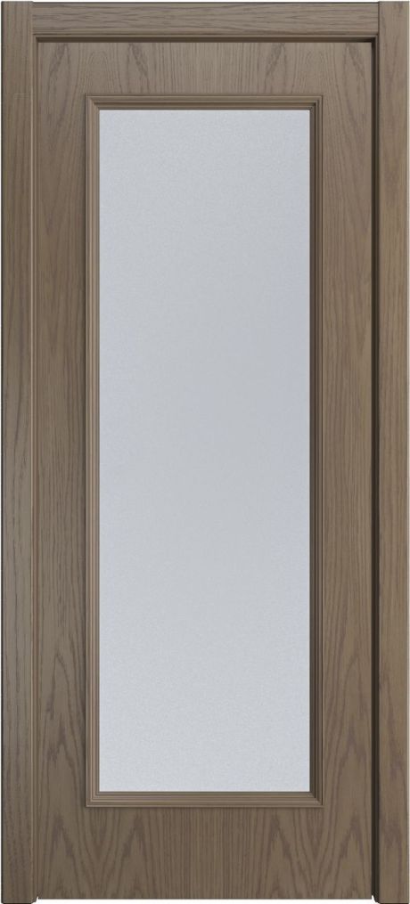 Межкомнатная дверь со стеклом Палермо Дуб грейвуд Шпон (Мильяна)