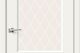 Межкомнатная дверь остекленная Скинни-13 Whitey (BRAVO)