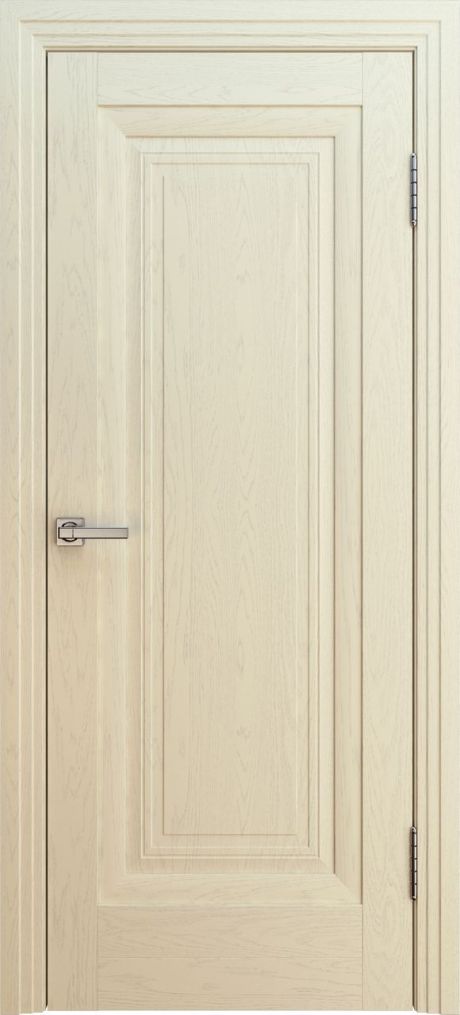 Глухая межкомнатная дверь Турин Багет 1 Ясень авори Экошпон (Interne Doors)