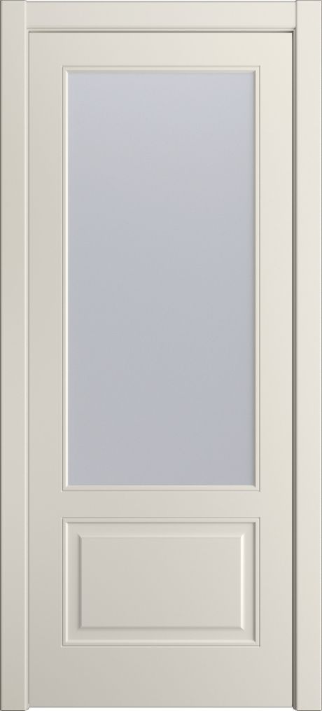 Межкомнатная дверь со стеклом Бьянка RAL 9010 Эмаль (Бипи Дорс)