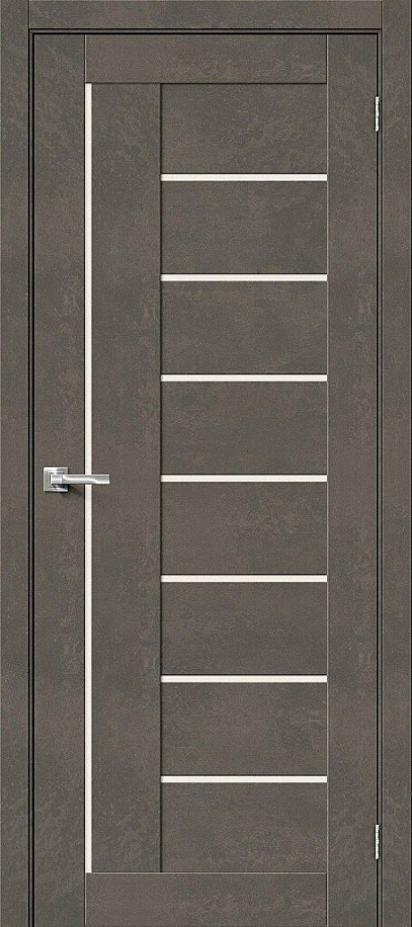 Межкомнатная дверь остекленная Браво-29 Brut Beton (BRAVO)