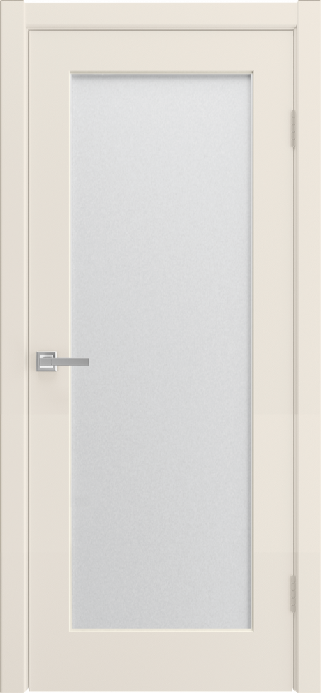 Межкомнатная дверь со стеклом Капри-1 Шампань Эмаль (Шейл Дорс)