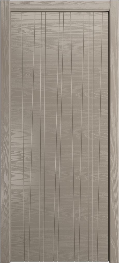 Глухая межкомнатная дверь ID-V Латте Шпон (Мильяна)