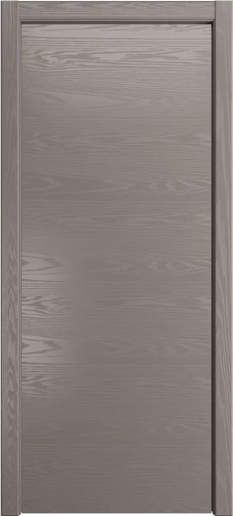 Межкомнатная дверь ID-гладкое Темно-серый Шпон (Мильяна)