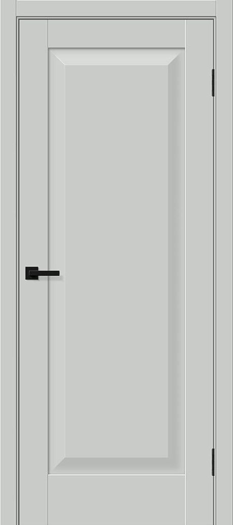 Межкомнатная дверь глухая Прима-20 Grey Silk (BRAVO)