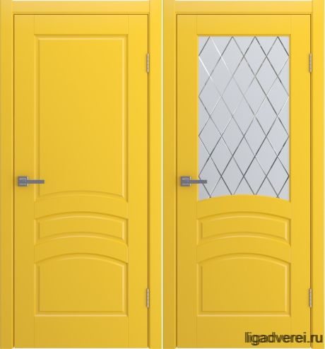Межкомнатная дверь Venecia Желтый Эмаль (Лига дверей)