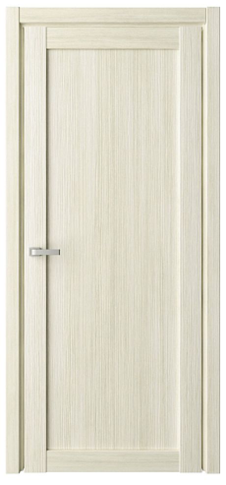 Глухая межкомнатная дверь Гамбург Белый кипарис Эко-шпон (ALBERO)