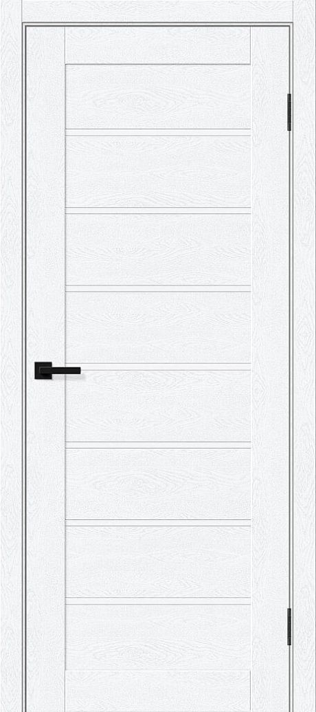 Межкомнатная дверь глухая Браво-20/2 (WS) White Silkwood (BRAVO)
