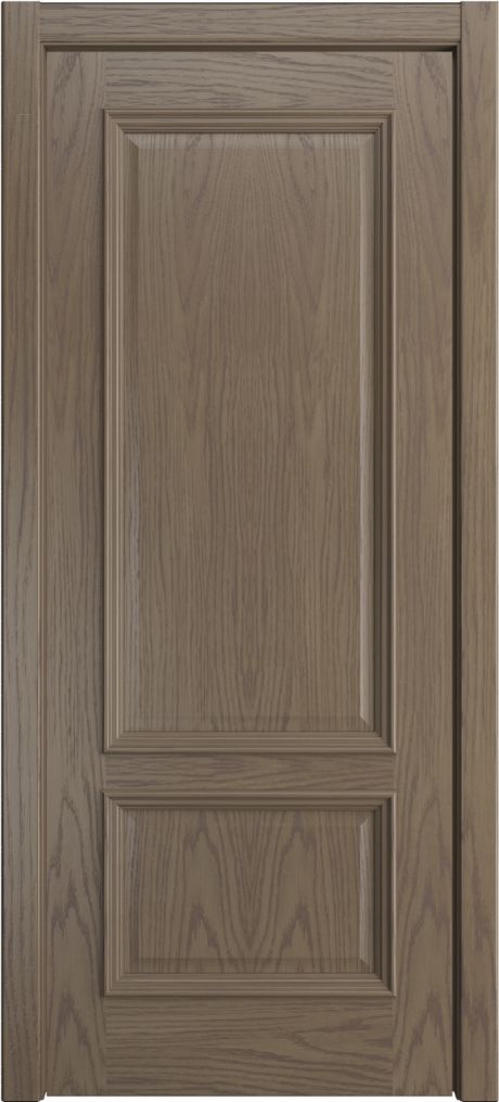 Глухая межкомнатная дверь Версаль-1 Дуб грейвуд Шпон (Мильяна)