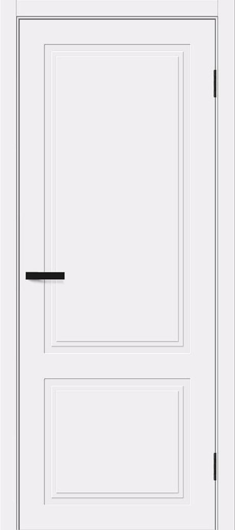 Межкомнатная дверь глухая Граффити-42 White Pro (BRAVO)