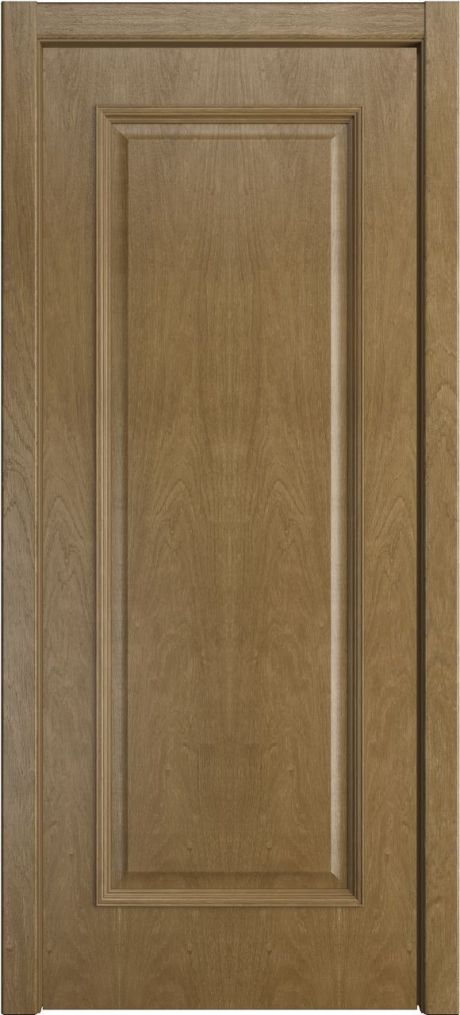 Глухая межкомнатная дверь Палермо Дуб янтарь Шпон (Мильяна)