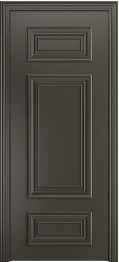 Глухая межкомнатная дверь Сицилия Гриджио Эмаль (Мильяна)