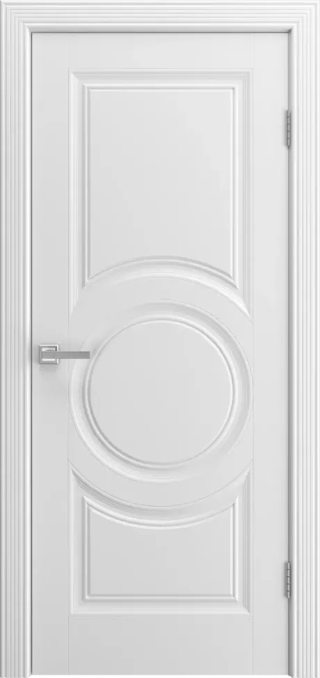 Глухая межкомнатная дверь Крит-8 В2 Белый Эмаль (Шейл Дорс)