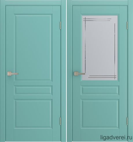 Межкомнатная дверь Belle Небесно-голубой Эмаль (Лига дверей)