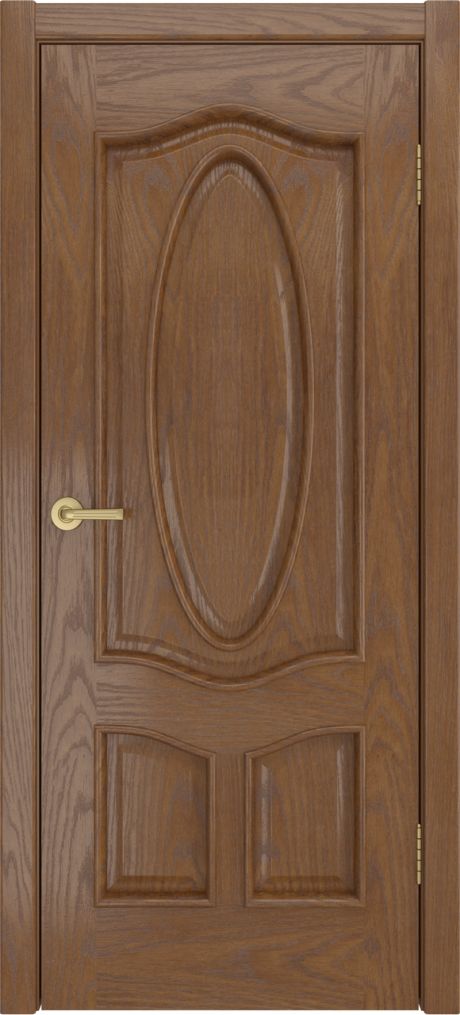 Глухая межкомнатная дверь Барселона Дуб мокко Шпон (Шейл Дорс)