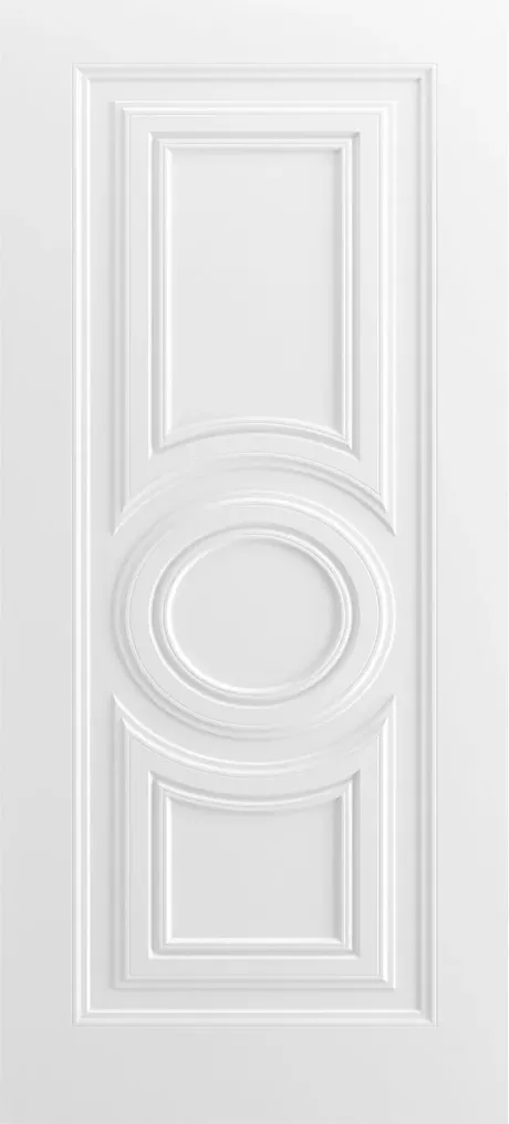 Глухая межкомнатная дверь Титул-8 В1 Белый Эмаль (Шейл Дорс)