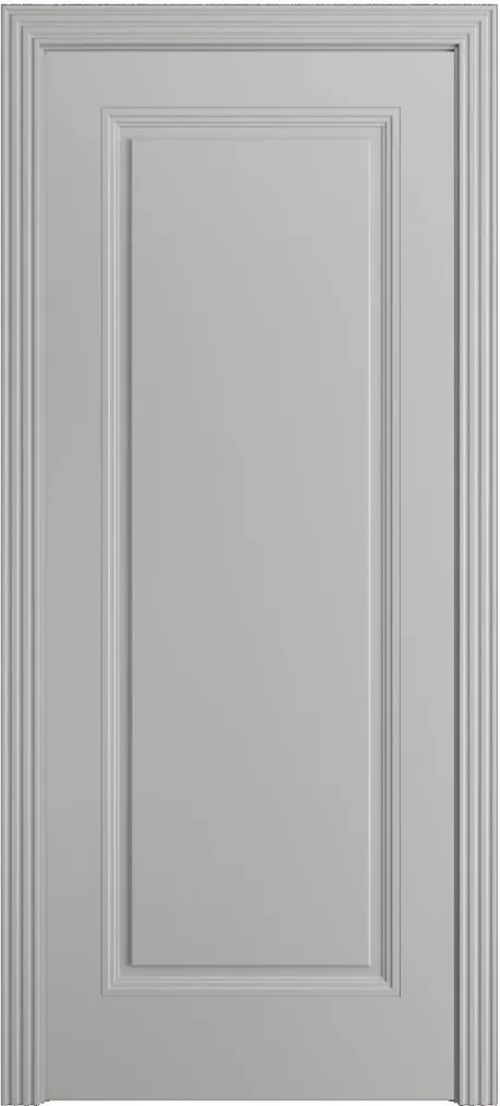 Глухая межкомнатная дверь Манхэттен-1 Грей Эмаль (Бипи Дорс)