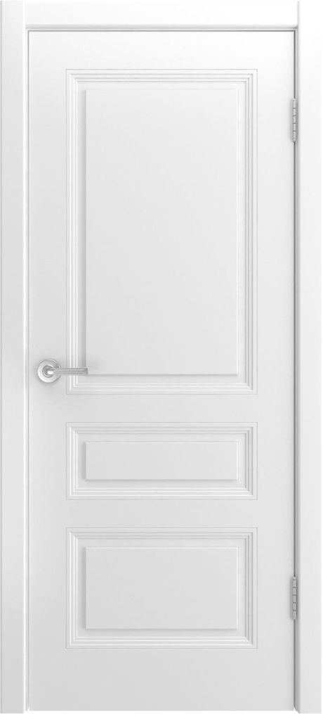 Глухая межкомнатная дверь Белини-555 Белый Эмаль (Шейл Дорс)