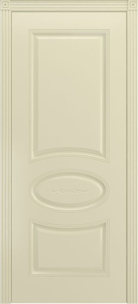 Глухая межкомнатная дверь Ария В1 Слоновая кость Эмаль (Шейл Дорс)