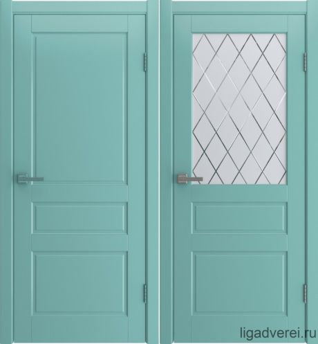 Межкомнатная дверь Stella Небесно-голубой Эмаль (Лига дверей)
