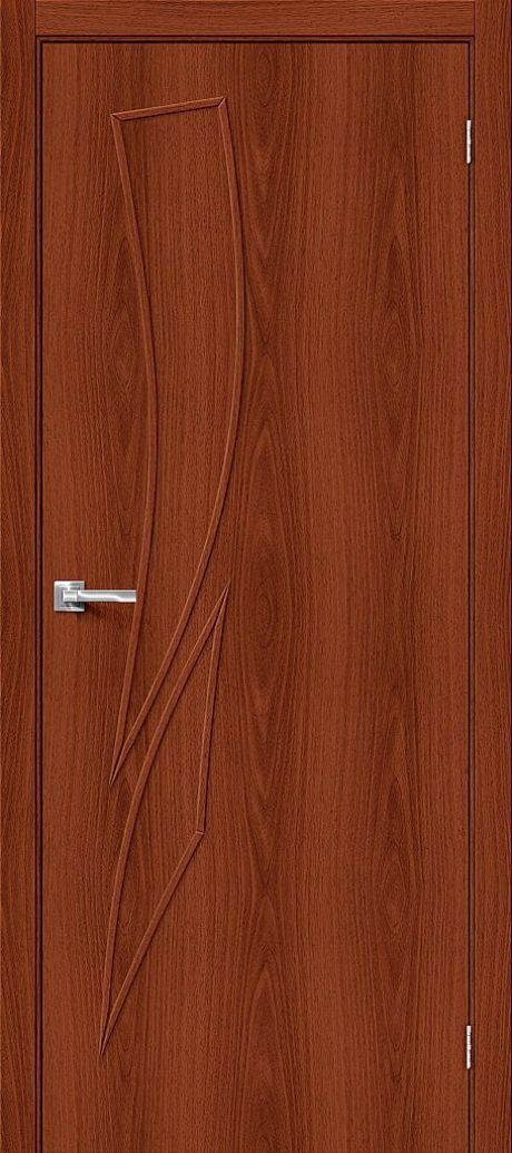 Межкомнатная дверь глухая 8Г Л-11 (ИталОрех) (BRAVO)