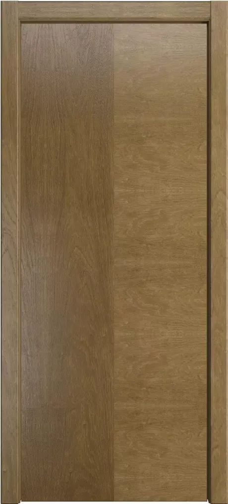 Глухая межкомнатная дверь Некст-1 Дуб янтарь Шпон (Мильяна)