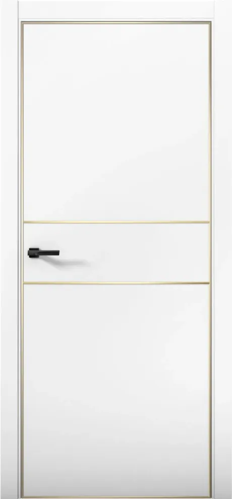 Межкомнатная дверь ESTETICA 03 Аляска Кромка AL Gold (Brandoors)