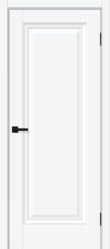 Межкомнатная дверь глухая Прима-0 White Silk (BRAVO)