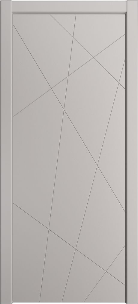 Глухая межкомнатная дверь ID-N Агат Эмаль (Мильяна)