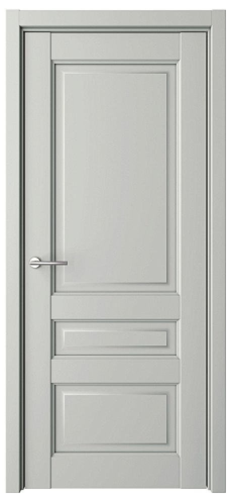Глухая межкомнатная дверь Эрмитаж-2 Платина Vinyl (ALBERO)