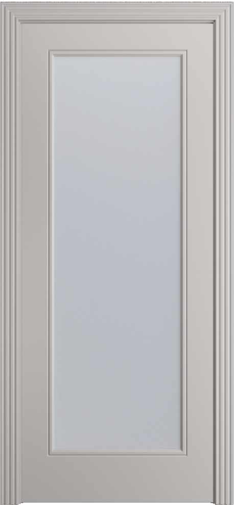 Межкомнатная дверь со стеклом Версаль-Ф Агат Эмаль (Мильяна)