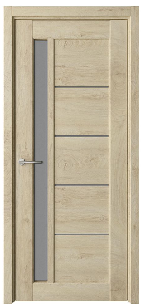 Межкомнатная дверь со стеклом Мехико ширина 90 см Дуб золотистый CPL TL (ALBERO)