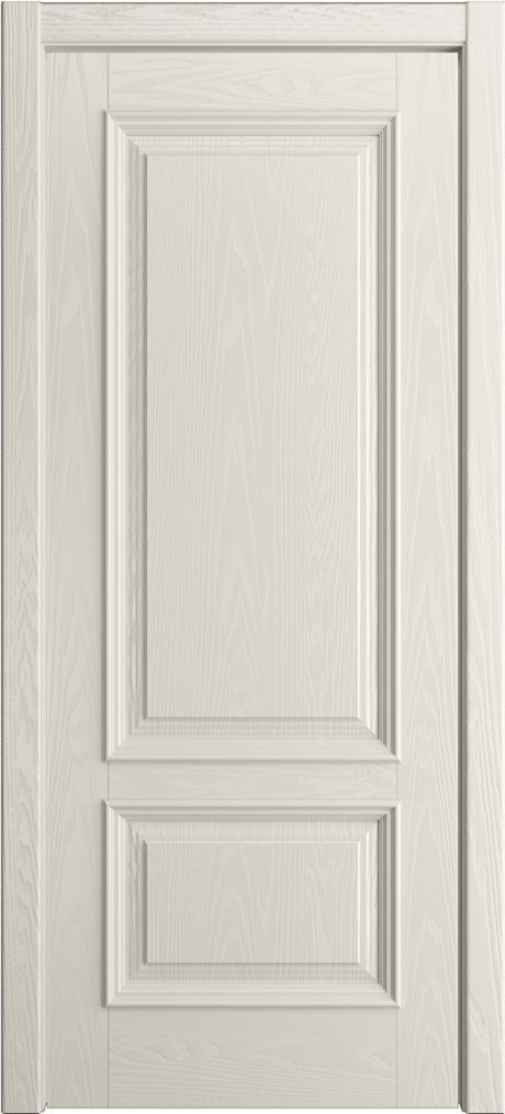 Глухая межкомнатная дверь Лондон Бежевый Шпон (Бипи Дорс)