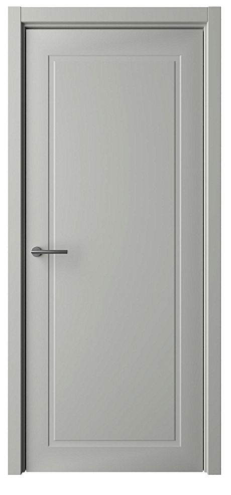 Глухая межкомнатная дверь СтильНео-1 Серый Эмаль (ALBERO)