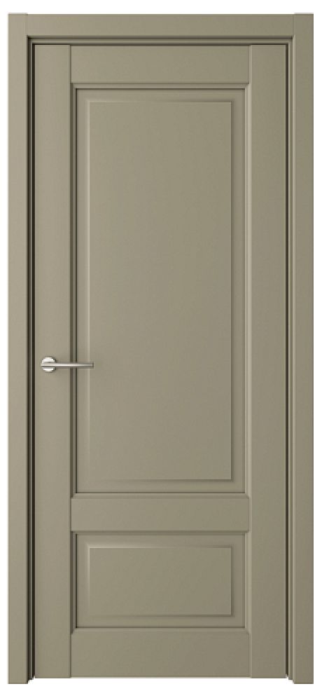 Глухая межкомнатная дверь Эрмитаж-1 Серый Vinyl (ALBERO)